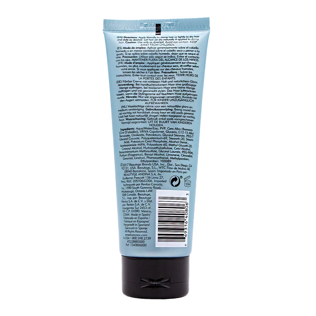 American Crew Fiber Cream 100ml - Image 4