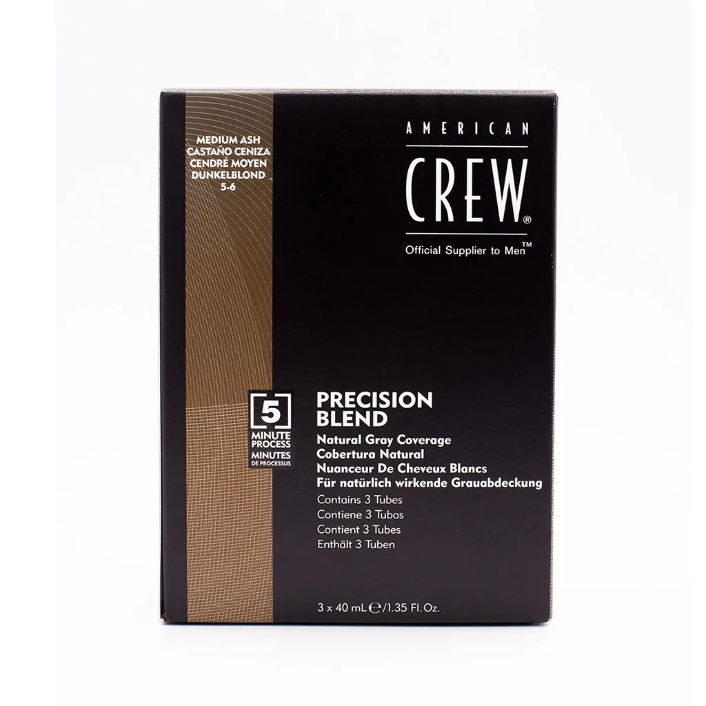 American Crew Precision Blend Medium Ash 40ml (x3) - Image 5