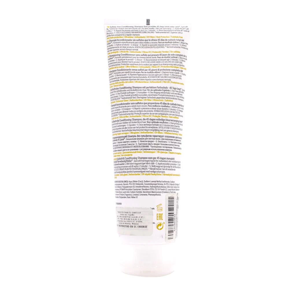 Shampoo Acondicionador 45 Days Tonos Rubios 275 ml - Image 4