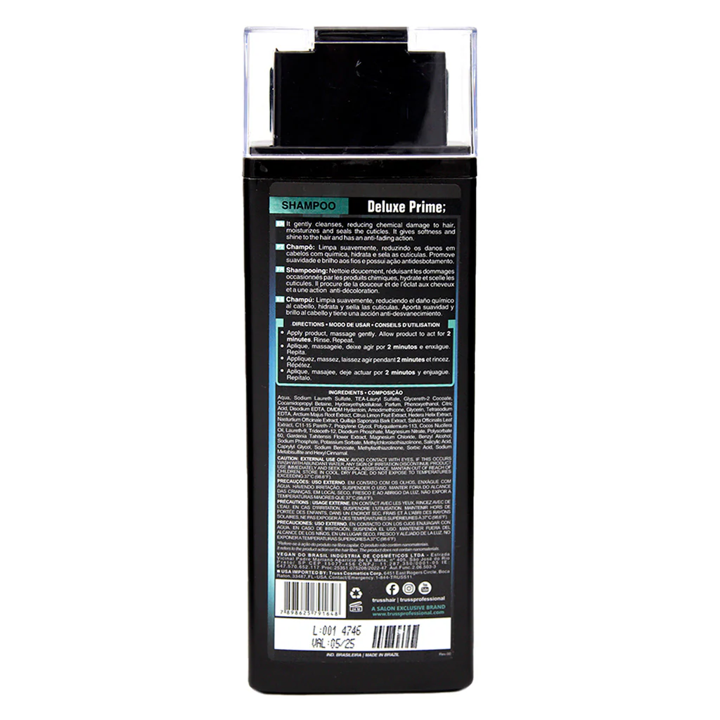 TRUSS Shampoo Deluxe Prime 300ml - Image 6